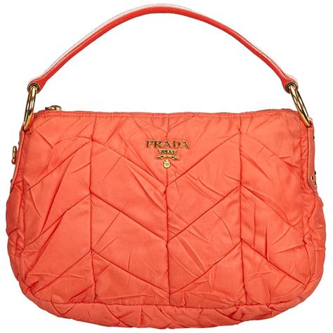 orange prada purse|prada canvas shoulder bag.